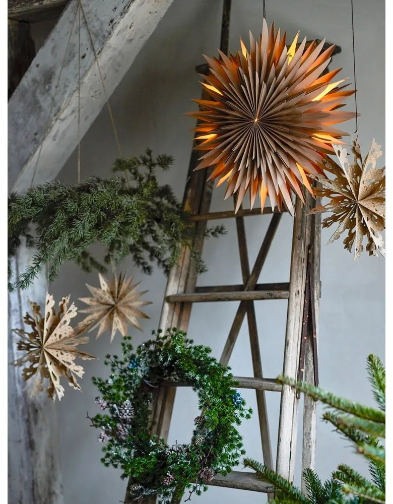 Decorațiuni suspendate pentru Crăciun 6 buc. din hârtie Star – Bloomingville