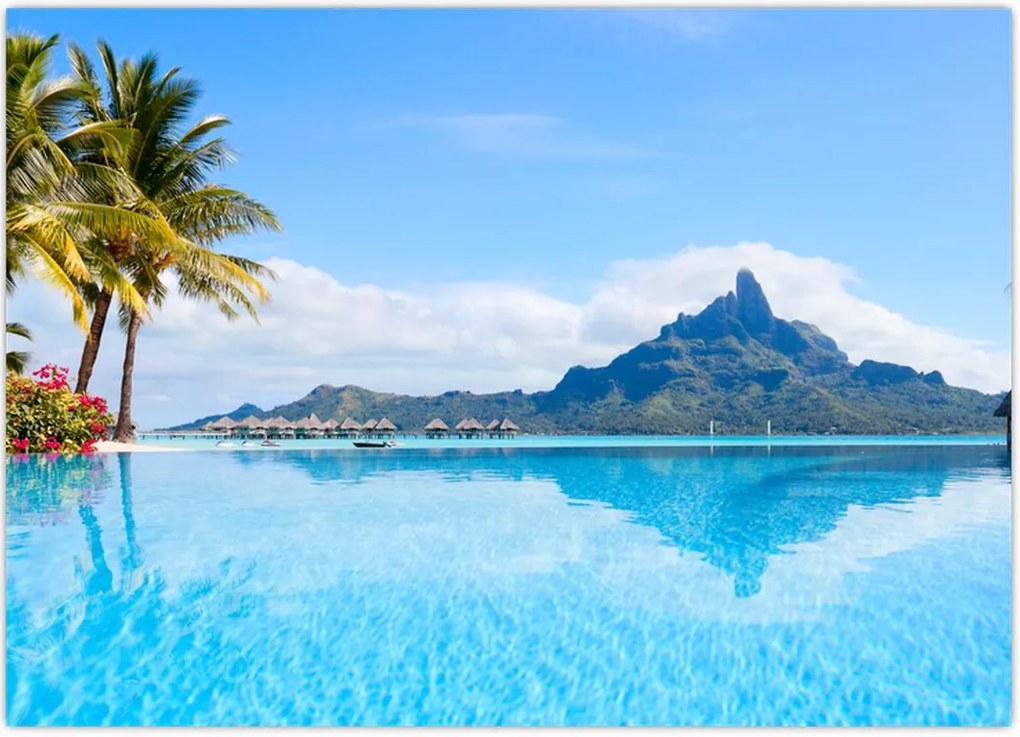 Tablou - Bora-Bora, Polinezia Franceză (70x50 cm)