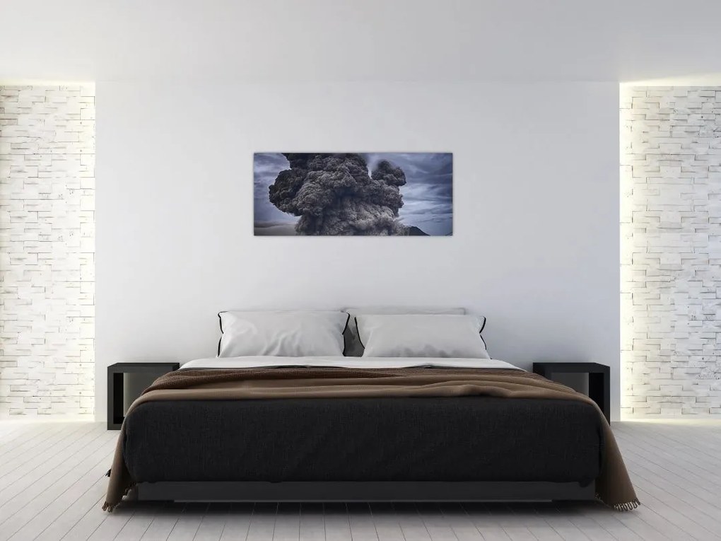 Tablou - Erupție vulcanică (120x50 cm)