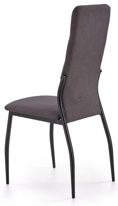 Scaun de bucaterie Muriel, gri/negru