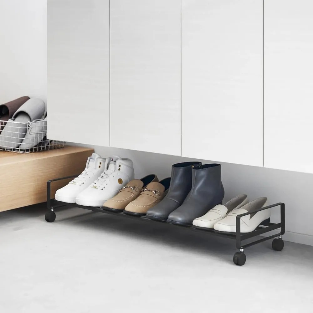 Pantofar negru din metal 83,5x14,5x27,5 cm Tower – YAMAZAKI