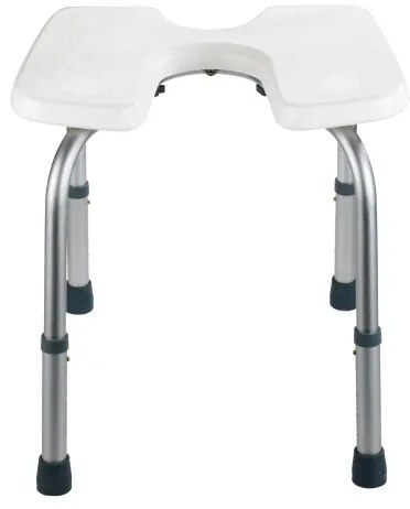 WENKO 206051100 - Scaun SECURA 46x53,5 cm alb/argintiu