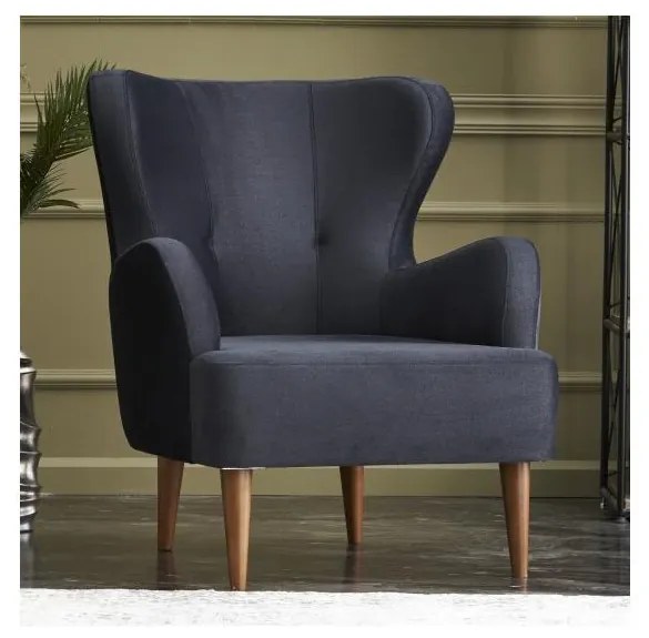 Fotoliu cu aripi NEKO antracit