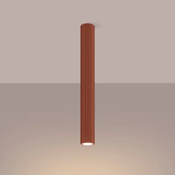 Spot Sollux SL.1629 KARBON 1xGU10/10W/230V 60 cm roșu