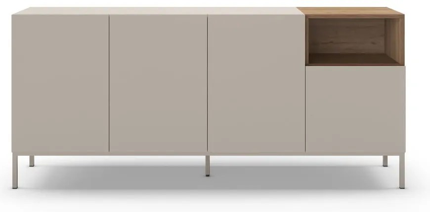 Comodă crem 180x80 cm Cailin – Marckeric