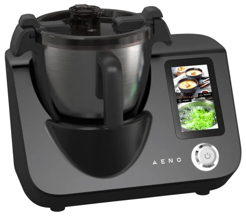 Robot de bucatarie 20in1 AENO CR1S GastroLab, 1000W, Wi-Fi, 8 programe, 12 trepte, 3.5l, Ecran tactil, Timer, Negru