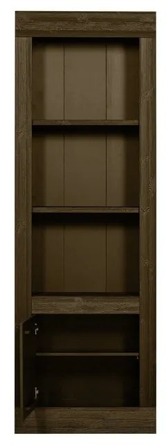 Bibliotecă maro din lemn de pin 78x230 cm Yumi – BePureHome