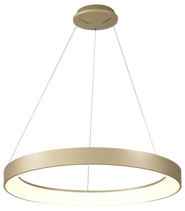 Lustra LED inteligenta design circular NISEKO II Gold 65cm