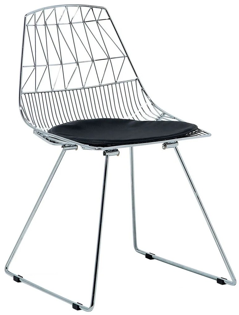 Set 2 buc. scaune pentru sufragerie Harlem (argint). 1009952