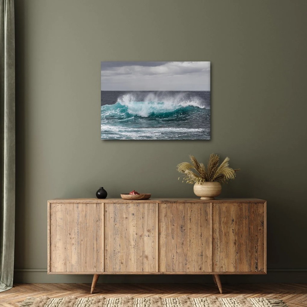 Tablou - Valuri pe ocean (70x50 cm)