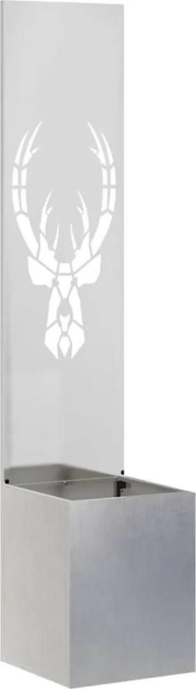 vidaXL Ecran de intimitate pentru grădină Argintiu 32 x 32 x 150 cm