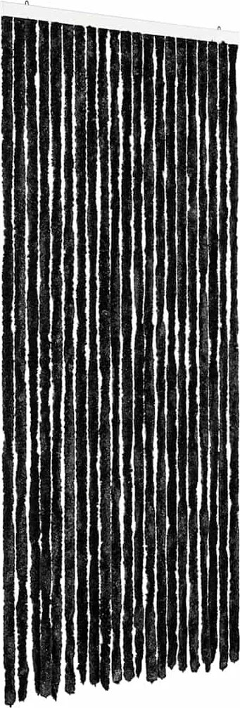 vidaXL Perdea pentru insecte, antracit, 90x220 cm, Chenille