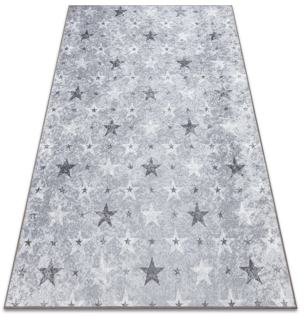 JUNIOR 51798.804 covor lavabil Stele pentru copii anti-alunecare - gri - SECUNDAR-COTATI PRODUSUL