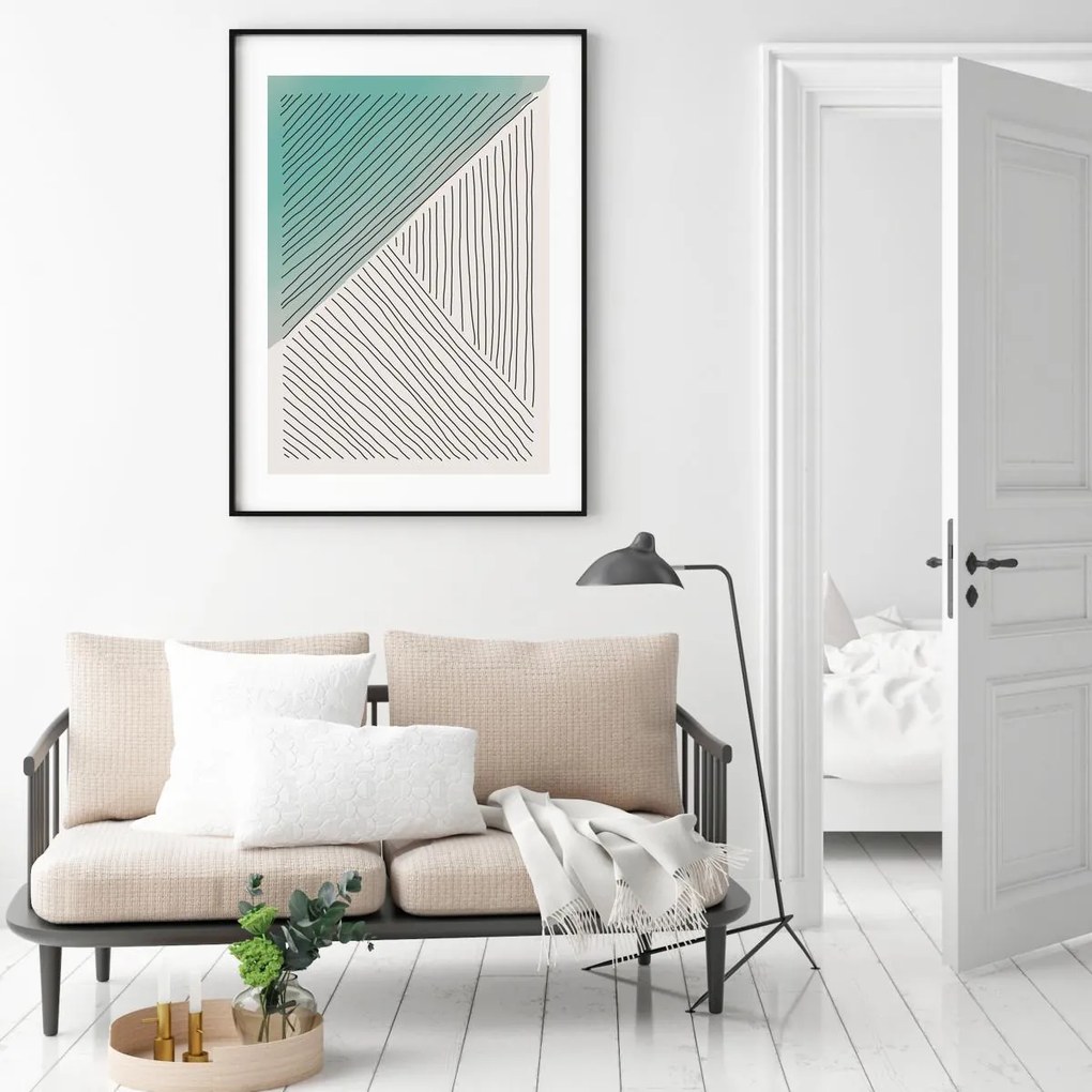 Poster - Abstracție pictată (A4)