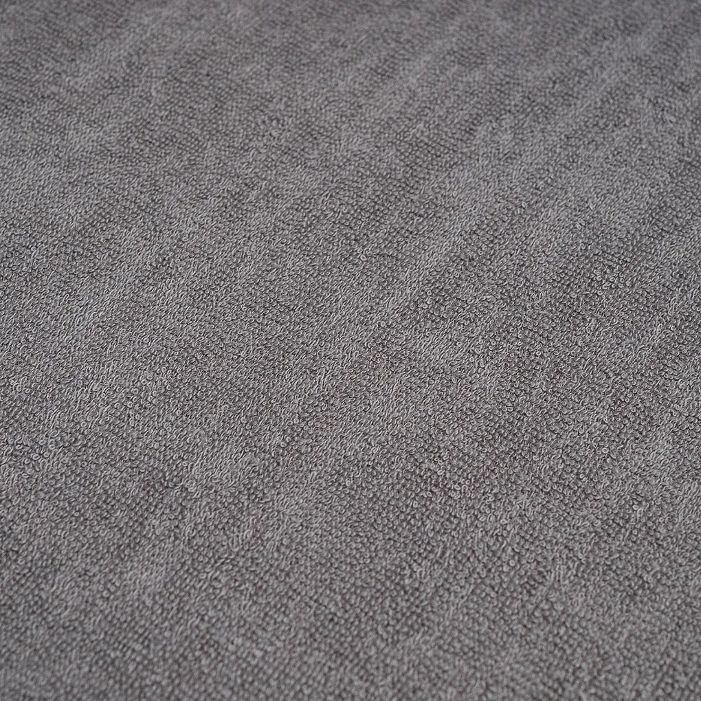 Cearșaf de pat 4Home din frotir, gri închis, 180 x 200 cm