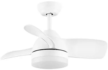 Lustra LED cu Ventilator si telecomanda NERINA alb