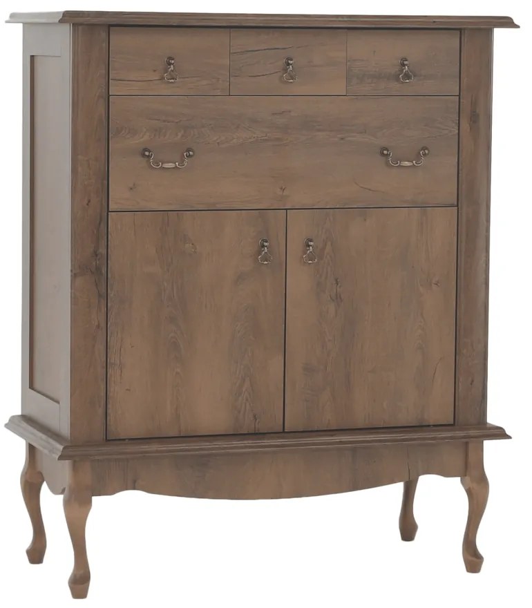 Comoda DA10 VILAR stejar lefkas, 105/47/125 cm