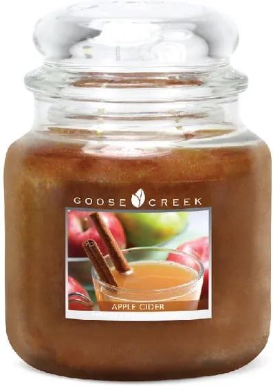 Lumânare parfumată în recipient de sticlă Goose Creek Apple Cider, 75 ore de ardere