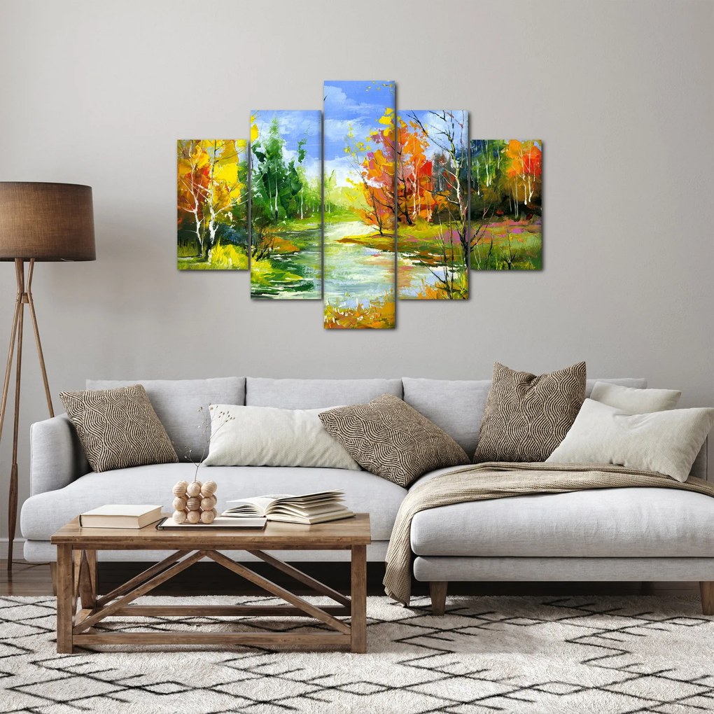 Tablou - Peisaj - pictură (150x105 cm)