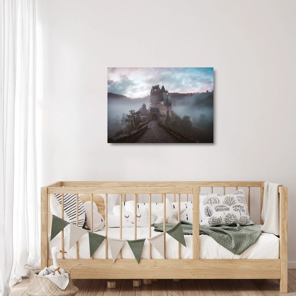 Tablou pe sticlă - Eltz Castle, Germania (70x50 cm)