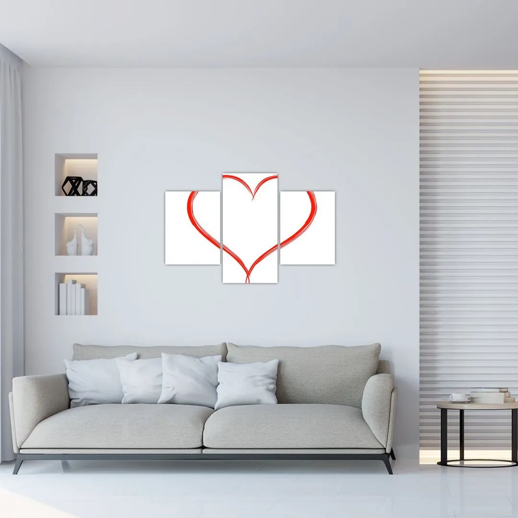 Tablou cu inima (90x60 cm)
