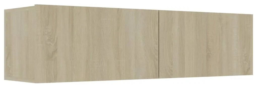 801493 vidaXL Comodă TV, stejar Sonoma, 120 x 30 x 30 cm, lemn prelucrat