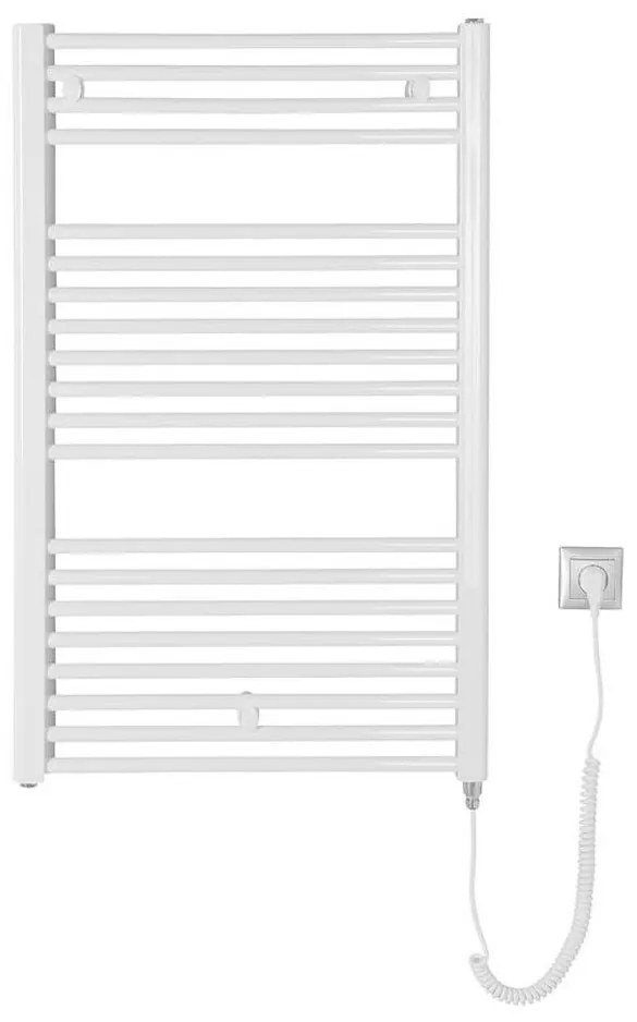 Radiator portprosop electric pentru baie Aqualine DIRECT-E 400W/230V 96 cm alb
