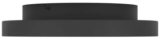 Plafonieră LED dimabilă Eglo 901251 LORETELLO LED/12W/230V negru + telecomandă