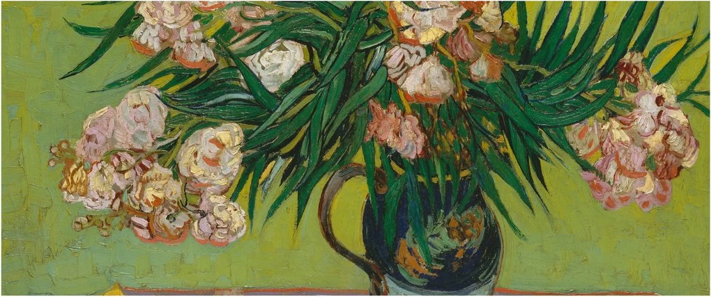Tablou - Vincent van Gogh, Oleanders, reproducere (120x50 cm)