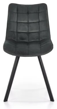 Scaun de dining COMORO, 1 buc., gri închis