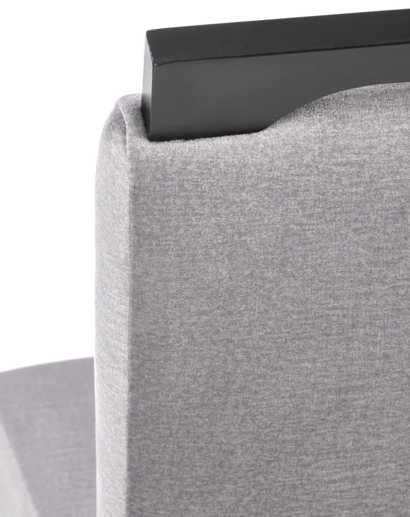 Scaun Clarion 2 velvet gri/negru Monolith 85