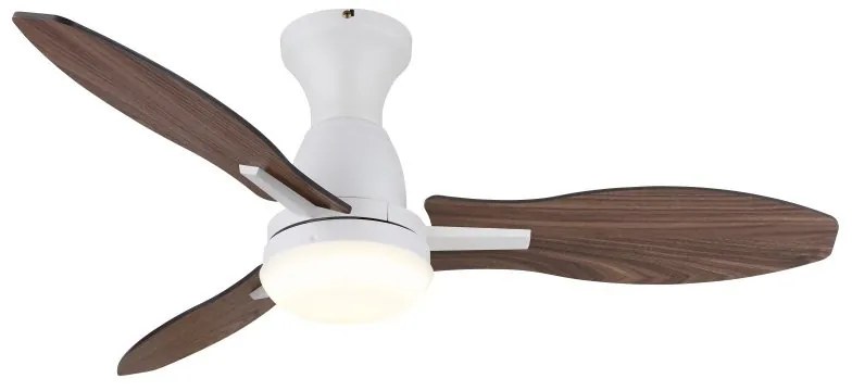 Lustra LED cu ventilator si telecomanda GALE alb 03671W GL
