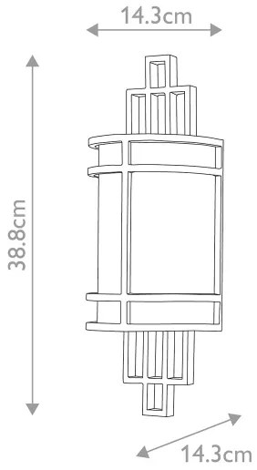Aplică FUSION 1xE27/60W/230V Feiss