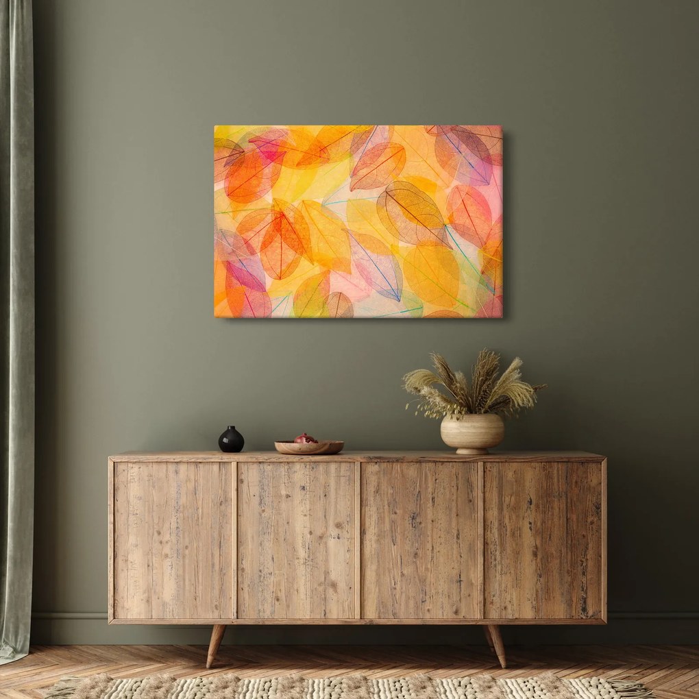 Tablou - Fundal frunze de toamnă (90x60 cm)