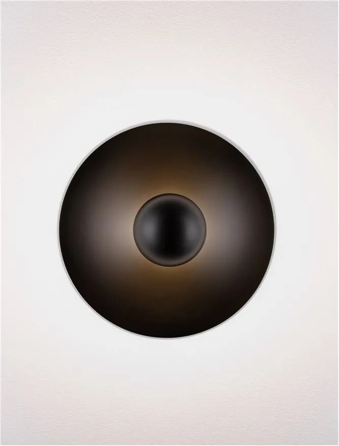 Aplica de perete LED stil minimalist EDEM negru