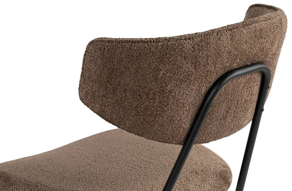 Set de scaune de sufragerie Nancy Brown and Black,2 buc.