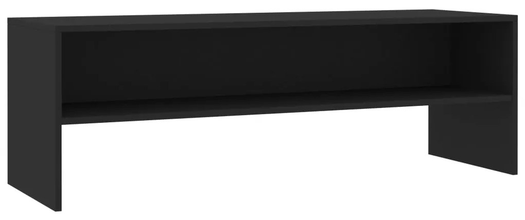 800037 vidaXL Dulap TV, negru, 120x40x40 cm, lemn prelucrat