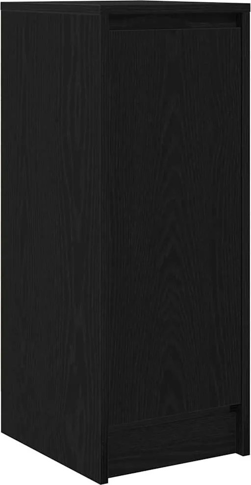 vidaXL Bufetă Stejar negru 29,5x34x76 cm Lemn prelucrat