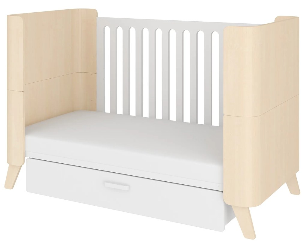 Patut copii HOPPA 70 x 140 cm cu cutie de depozitare