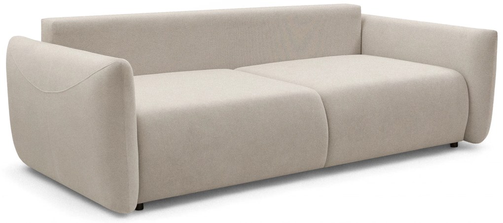 Canapea extensibilă Calma - material tricotat bej Curio 09
