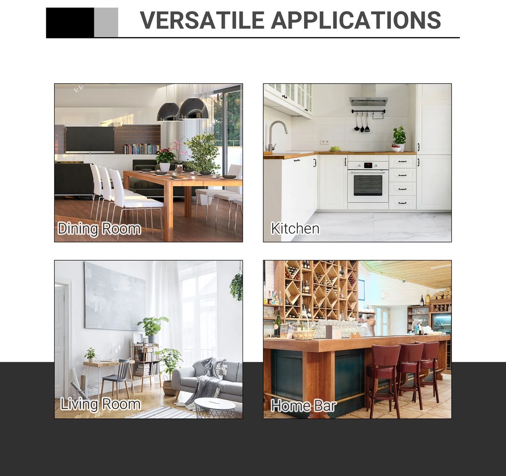 HomCom masa inalta reglabila, blat rotund, Φ60x69-93 cm | AOSOM RO