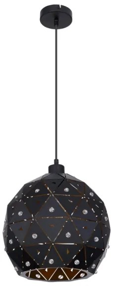 Lustră pe cablu Globo 54029H JODIE 1xE27/60W/230V d. 25 cm