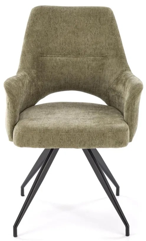 Scaun rotativ K542 stofa olive