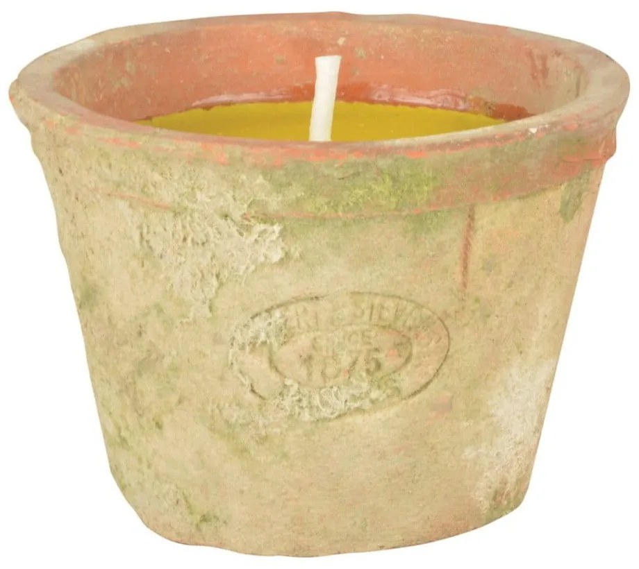 Lumânare cu aromă de lămâie Esschert Design, timp de ardere 10 ore