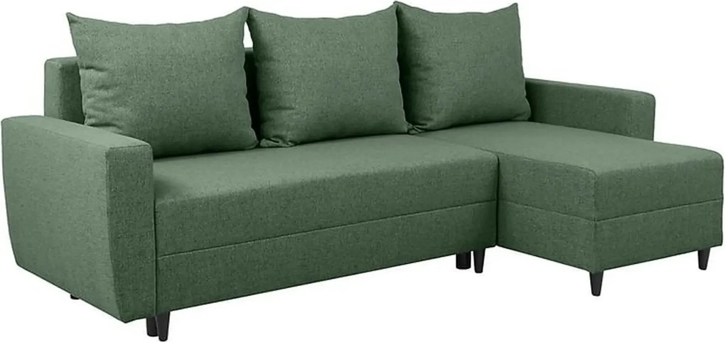 Coltar extensibil MALIN, universal, stofa clasica verde - Neve 34, cu