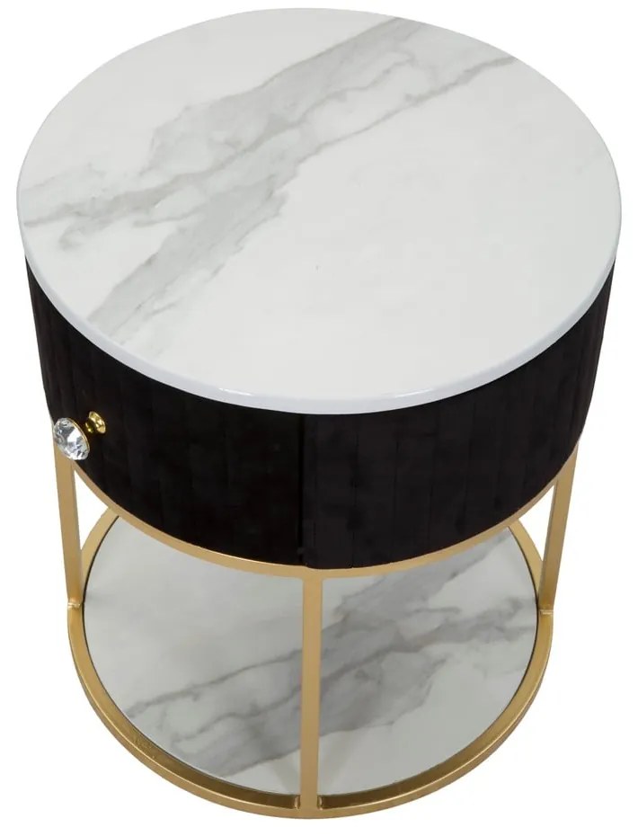 Noptieră negru-auriu Montpellier – Mauro Ferretti