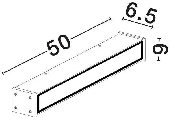 Aplica LED iluminat exterior IP65 NOVA L-50cm