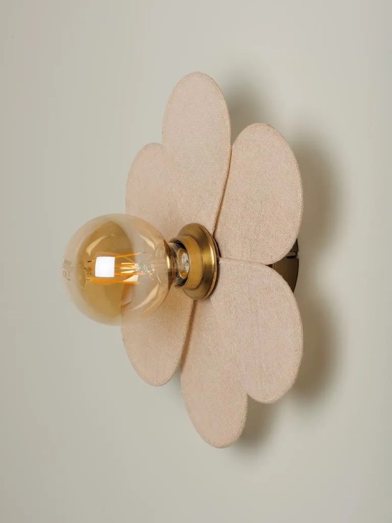 Aplica de perete, din in natural, D32cm, Naturally