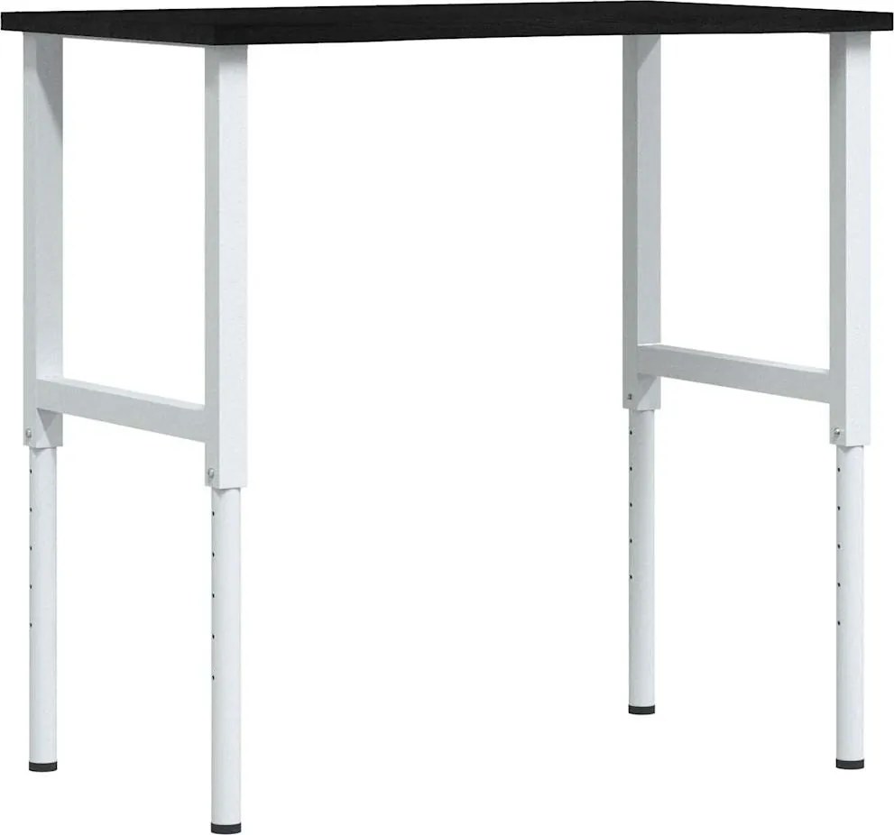 vidaXL Banc lucru maro 100x60x(71,5-98) cm lemn masiv stejar