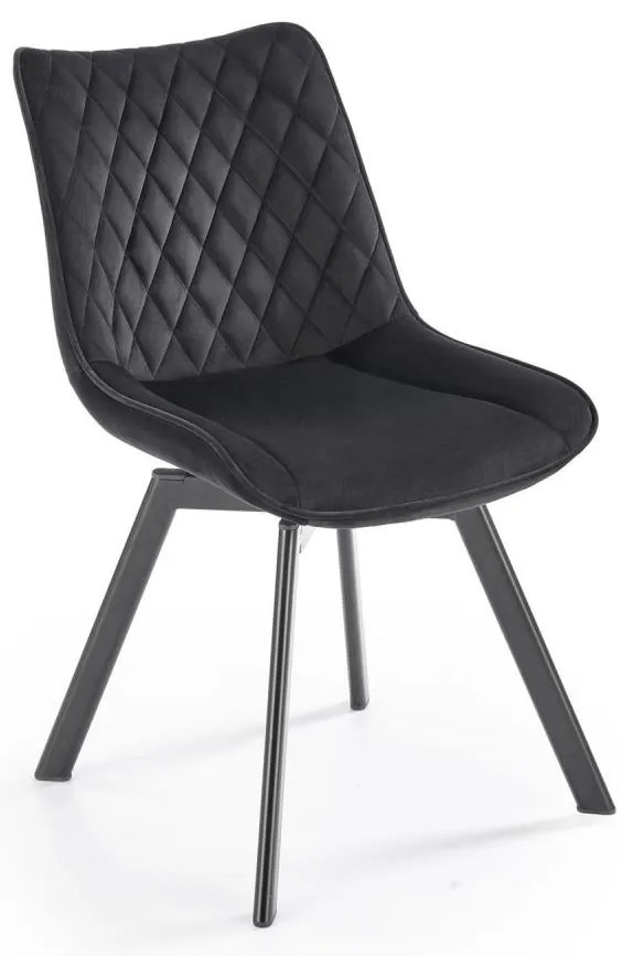 Scaun de dining OMBRA, 1 buc., negru